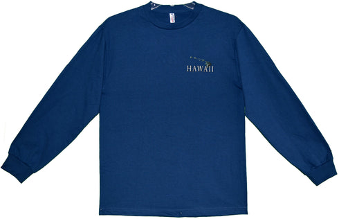 RJC Unisex Lifestyle Hawaii Island Long Sleeve Tee Shirt